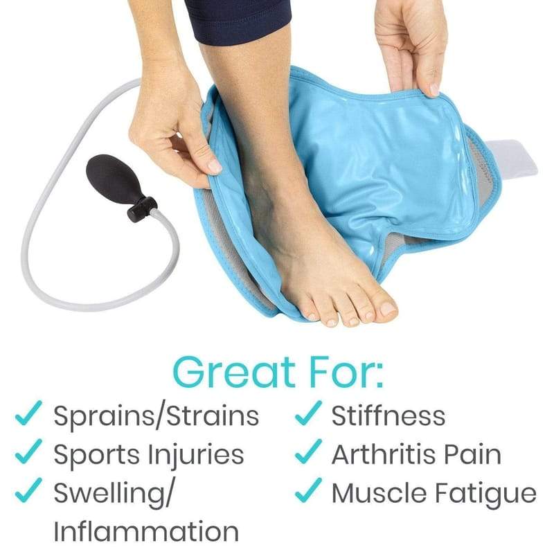 Compression Ankle Ice Wrap - Image 3