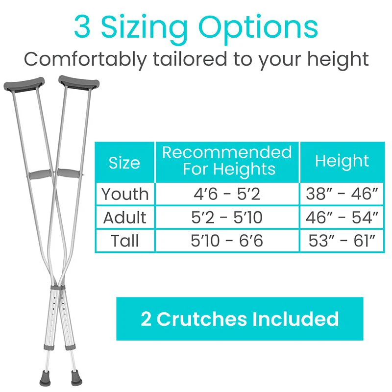 Crutches Tall (5'10" to 6'6") - Image 4