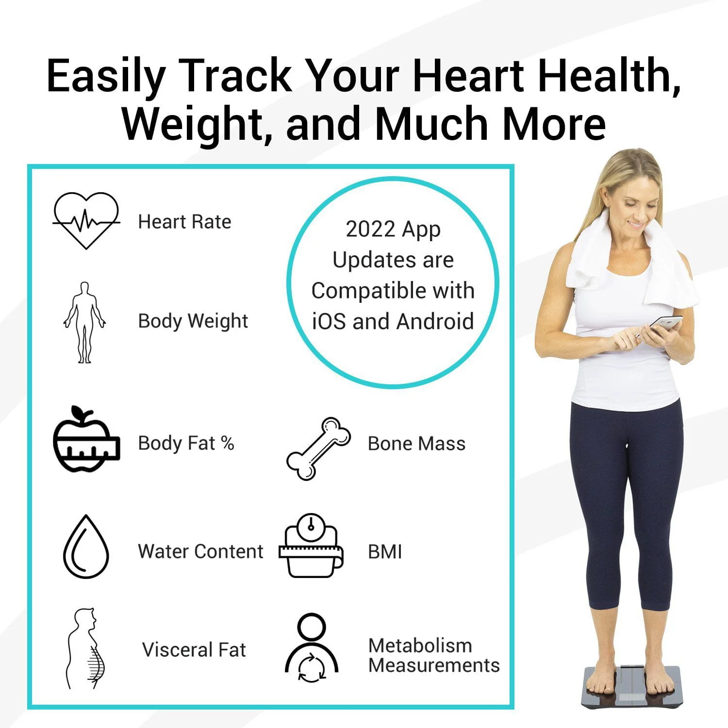 Digital Heart Rate Scale Compatible with Smart Devices - Image 2