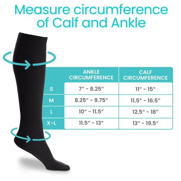 Knee High Compression Stockings 20-30mmHg – Kincure DME