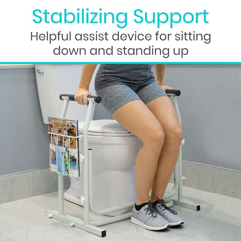 Stand Alone Toilet Rail - Lightweight & Portable - Image 2