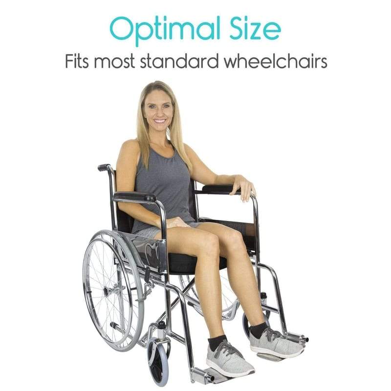 Wheelchair Gel Seat Cushion - Back Support Comfort and Pain Relief - Image 3