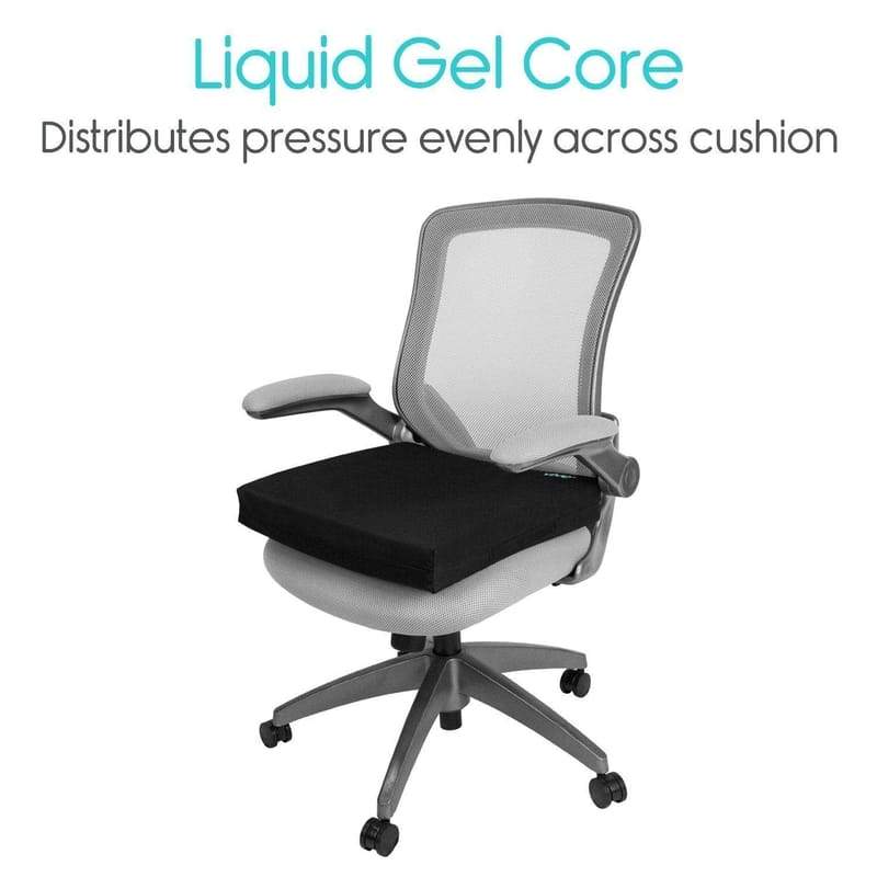 Wheelchair Gel Seat Cushion - Back Support Comfort and Pain Relief - Image 4