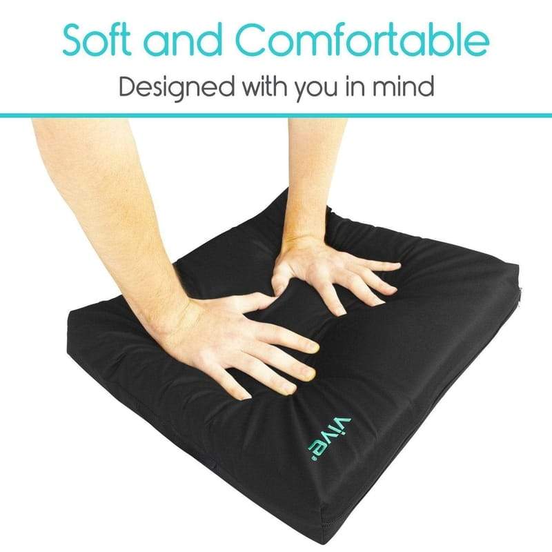Wheelchair Gel Seat Cushion - Back Support Comfort and Pain Relief - Image 5